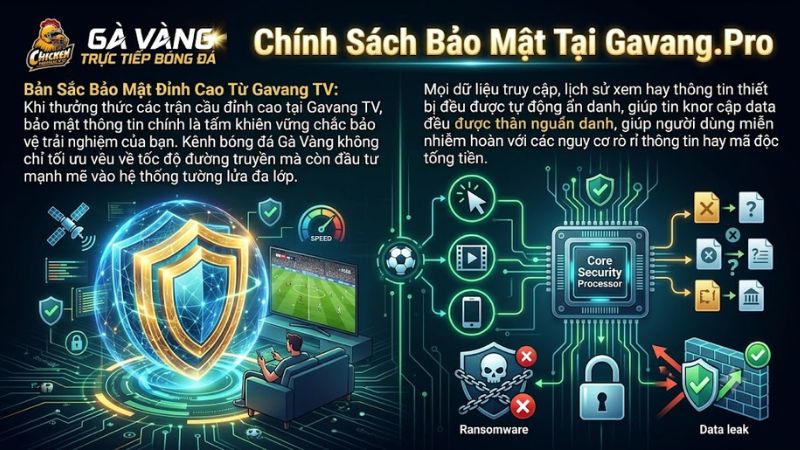 Hệ thống tường lửa bảo mật thông tin người dùng tối tân tại Gavang TV