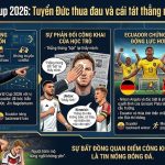 HLV Nagelsmann tranh cãi gay gắt với Kimmich sau trận thua tại World Cup 2026