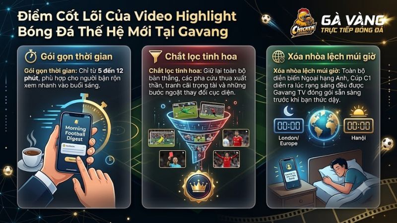 Người hâm mộ xem video highlight bóng đá góc quay cận cảnh siêu nét trên điện thoại