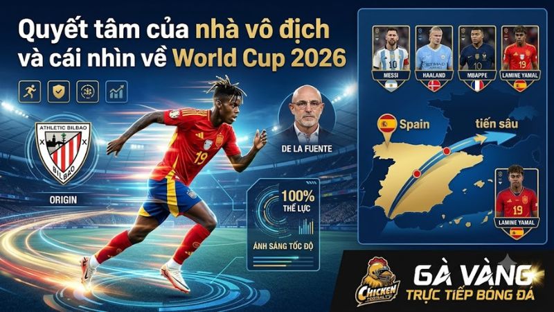 Nico Williams tự tin sát cánh cùng Lamine Yamal trên hàng công tuyển Tây Ban Nha.