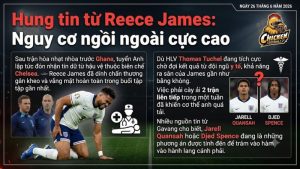 Reece James dính chấn thương gân kheo trong buổi tập của tuyển Anh trước trận gặp Panama.